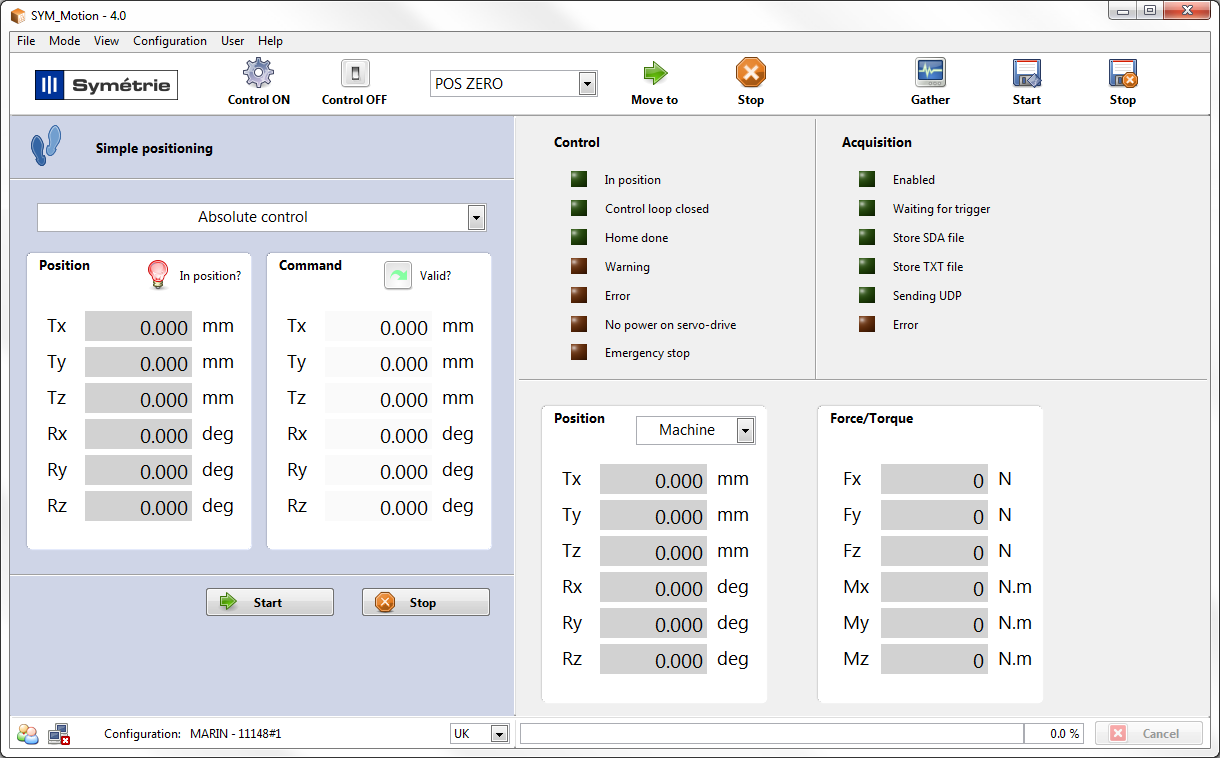 SYM_Motion Software Homepage